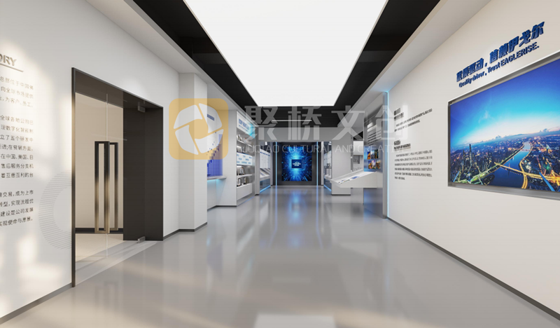 制造生產行業科技文化展廳設計-聚橋文創