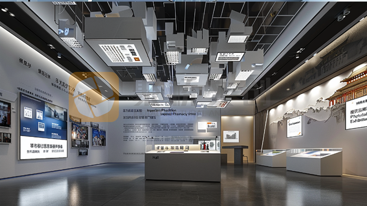 芯片制造企業品牌展廳設計 芯片制造企業品牌展廳設計