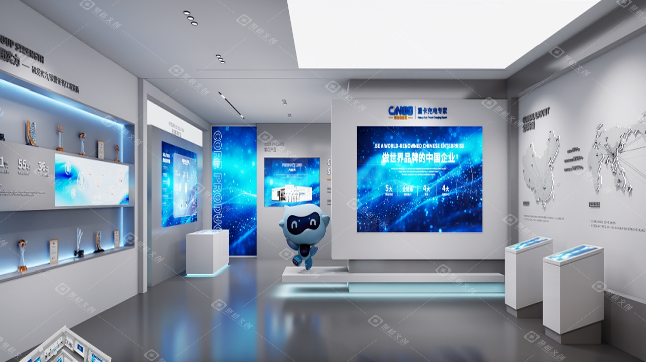 新能源企業展廳設計 新能源企業展廳設計