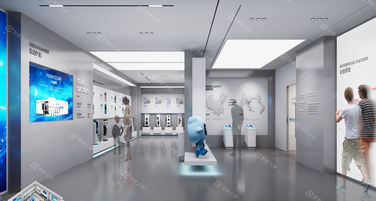 新能源企業展廳設計 新能源企業展廳設計